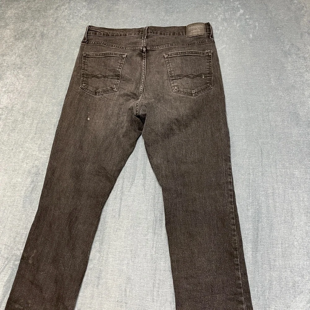 Denizen from Levi's 231 Athletic Jeans Mens 34 Black Straight Leg Dark Wash